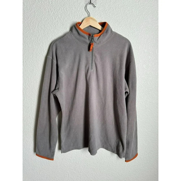 Life is Good Other - Life Is Good Men's 1/4 Zip Fleece Pullover Size Medium Olive Green Gray Casual